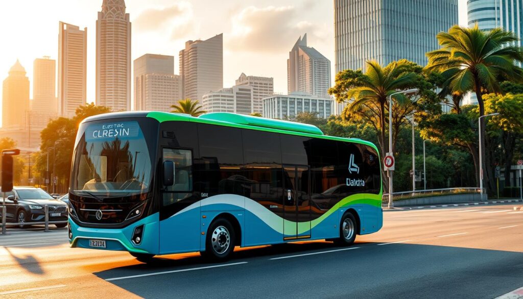 Bus Listrik di Jakarta