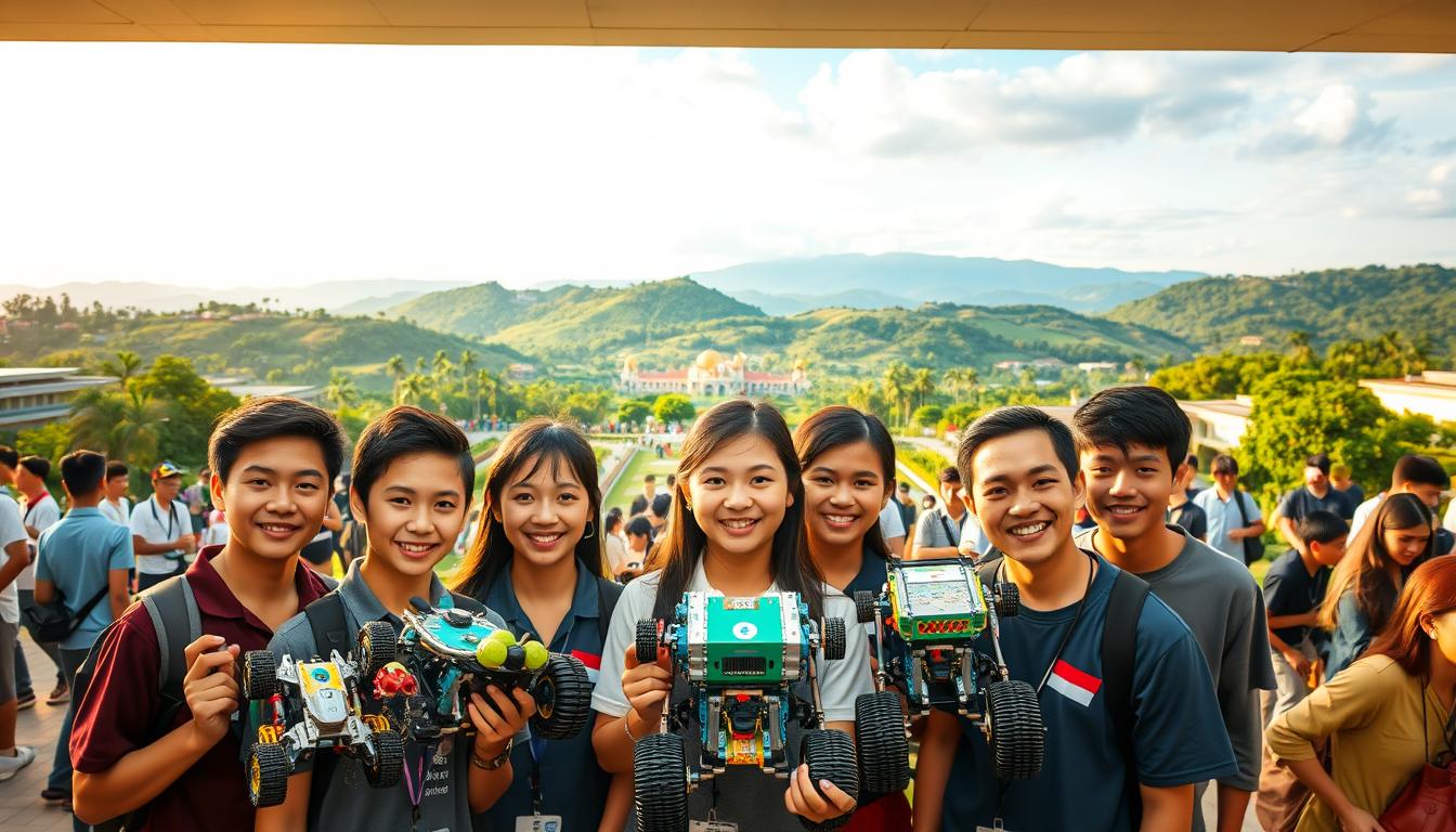 Mahasiswa RI Menang Lomba Robotika Internasional