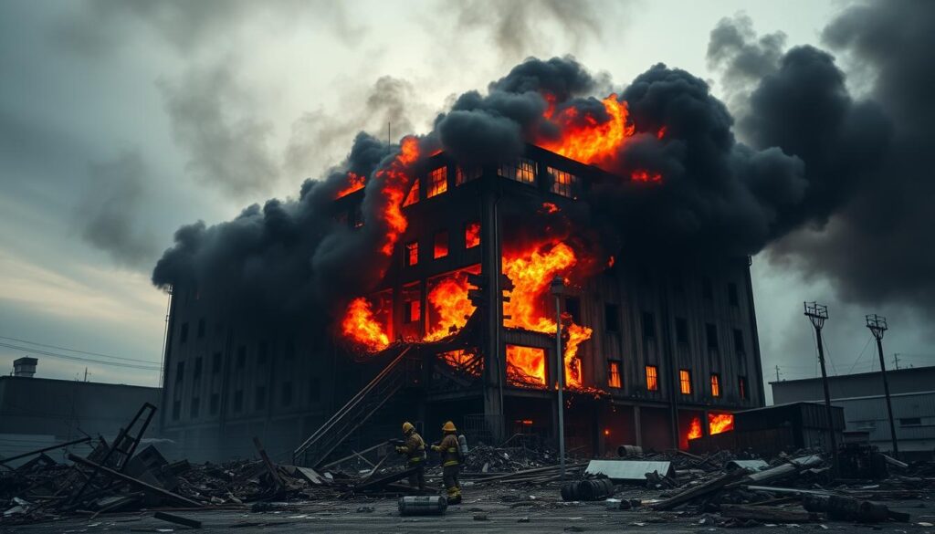 Pabrik Tekstil Terbakar
