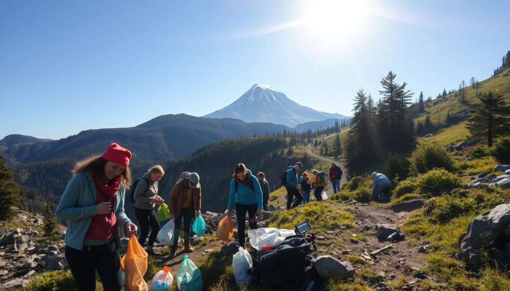 aksi bersih gunung